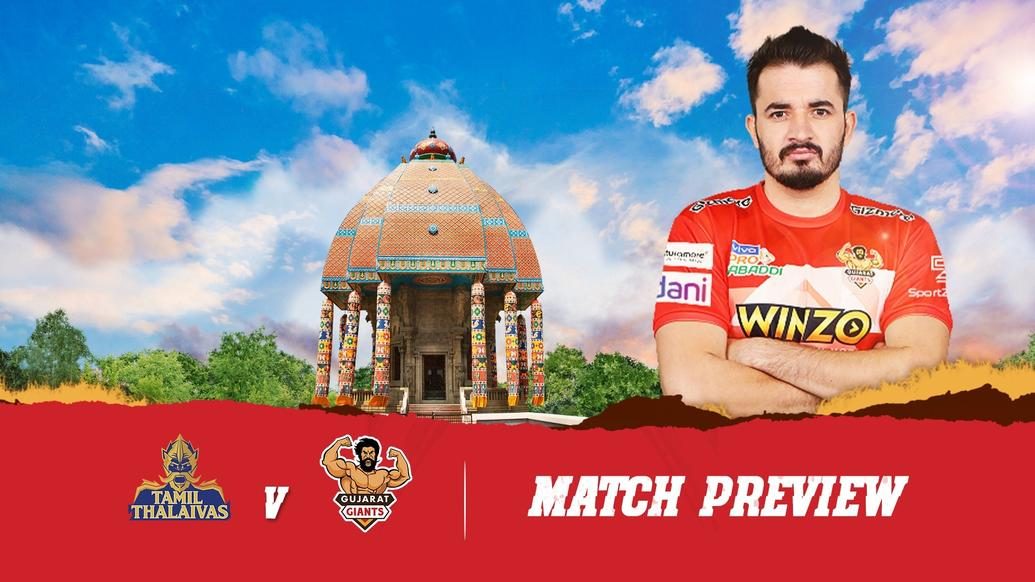 Gujarat Giants face Tamil Thalaivas in must-win clash to keep PKL playoffs hopes alive - watch live! Gujarat Giants face Tamil Thalaivas in must-win clash to keep PKL playoffs hopes alive - watch live!